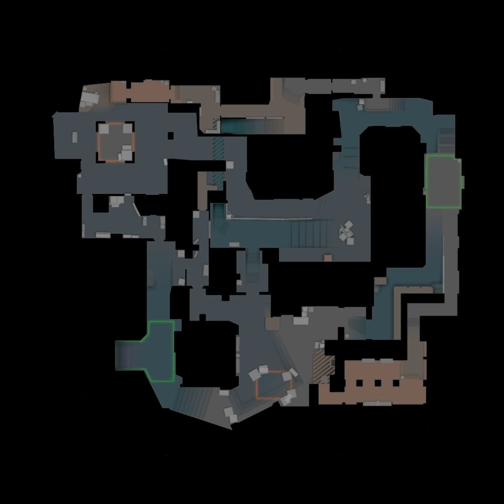 Mirage overhead map